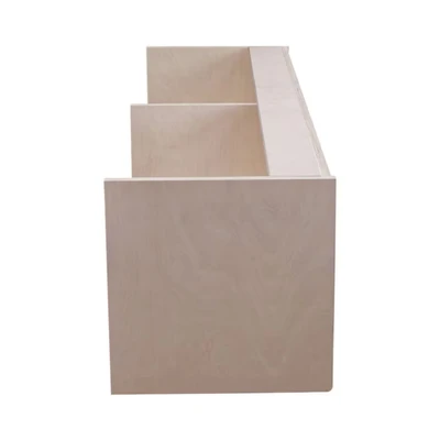 Image of Campervan Overhead Cabinet 120cm x 30cm 2 Door Top Locker Central Divider Camper Van Furniture Storage Lightweight Solid Birch Plywood Unpainted Soft Close Hinges Push Button Locks Fixing Kit
