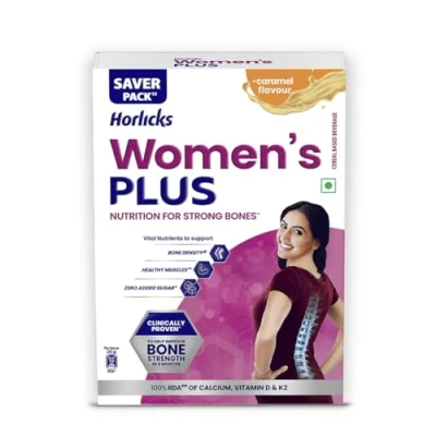Image of Women&#039;s Horlicks Health and Nutrition Drink 400 g Refill Pack (Caramel Flavor)