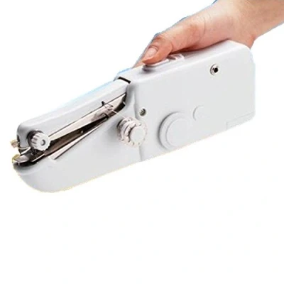 Image of Cisixin Mini Stitch Handheld Cordless Portable Travel Clothes Fabric Curtains Lightweight Craft Sewing Machine for Fabric, Clothing, or Kids Cloth