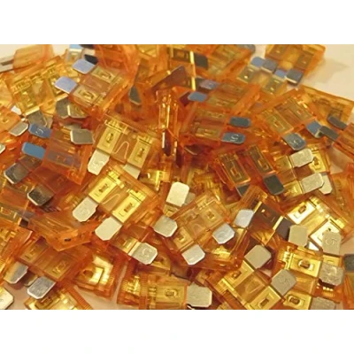 Image of 5A LED STANDARD BLADE FUSES 5AMP GLOW WHEN THEY BLOW (PACK OF 5 FUSES)