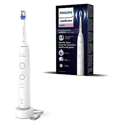 Image of Philips Sonicare Electric Toothbrush 6100 White HX7400/01