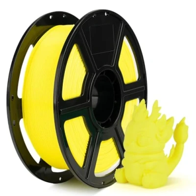 Image of FLASHFORGE Rapid PLA Filament 1.75mm, High Flow Speedy 3D Printer Filament, Experience Exceptional Performance with 500mm/s Speed Printing, Neatly Wound &amp; Top Notch (Nero Yellow)
