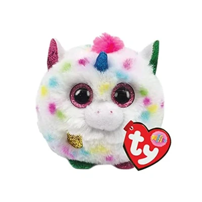 Image of Ty UK Ltd 2005128 Harmonie Unicorn Puffies Plush Animal, Multicolor, 7cm