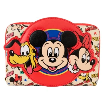 Image of Loungefly Disney Mickey and Friends Classic Zip Around Wallet