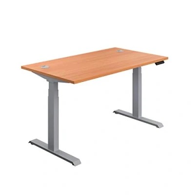 Image of Office Hippo Sit Stand Desk with Electric Twin Motor and Built in Memory