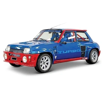 Image of Bburago B18 21088 1:24 Renault R5 Turbo, Assorted Colour, Blue/Red