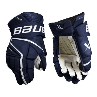 Image of BAUER Vapor Hyperlite Senior Gloves, Size: 15 Inches, Colour: Navy