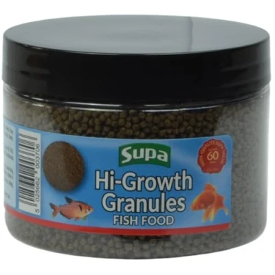 Image of Supa Hi Growth Granules Fish Food 100 gram 1.5 mm, For All Coldwater and Tropical Fish, Made From Premium Quality Ingredients Which Offer A Nutritionally Balanced Diet,