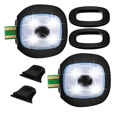 Image of Dyspnea 2Pcs USB Rechargeable Light for LED Beanie Hat,Replaceable Headlamp Cap DIY Hat Men and Women