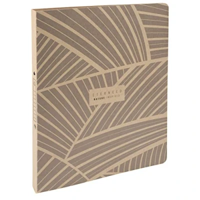 Image of Exacompta Ref. 54847E Box of 10 Eterneco card binders 2 round rings diam 15 mm spine 20 external dimensions 32 x 25 cm A4 file format cover assorted visuals