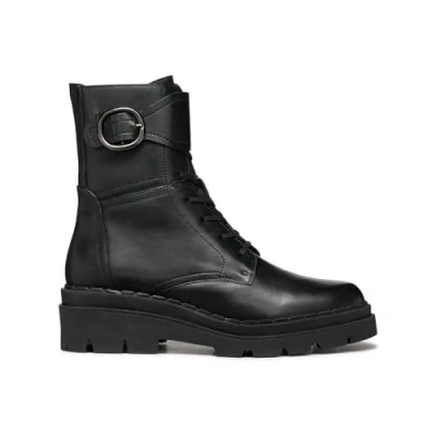 Image of Geox Women&#039;s D Felleny B Ankle Boot, Black, 6 UK
