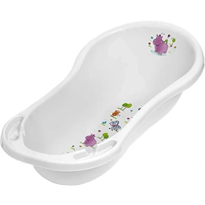 Image of keeeper Hippo Ergonomic Baby Bath, From 0 to 12 months, 100 cm, Wiktoria, White