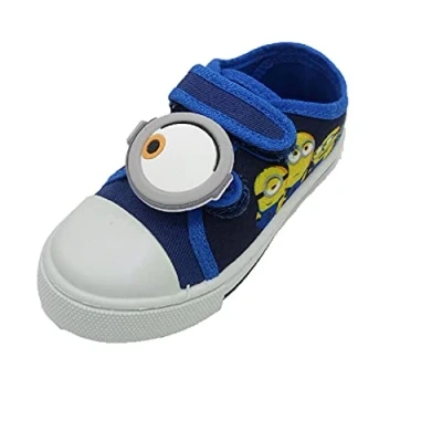 Image of Boys Kids Despicable Me Minions Canvas Pumps (Minions 1, Numeric_7)