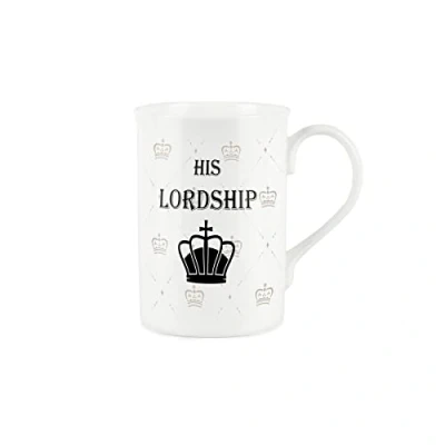 Image of His Lordship Novelty Mug Bone China White Cup Coffee/Tea Present Gift