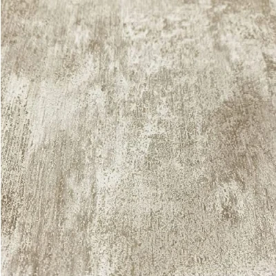 Image of SOPHIE LAURENCE Plain Distressed Stone Concrete Effect Cove Texture Feature Wallpaper Thick Heavy Duty Soild Paste The Paper Designer (Full Roll, Cream)