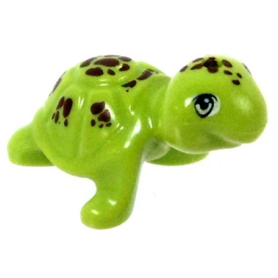 Image of LEGO Animals Green Sea Turtle with Brown Spots [Loose]