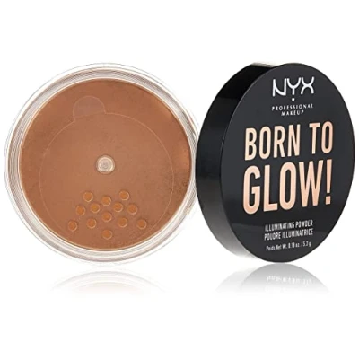 Image of NYX Born To Glow Illuminating Powder 5.3g Warm Strobe