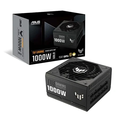 Image of TUF Gaming 1000W Gold (1000 Watt, ATX 3.0 Compatible Fully Modular Power Supply, 80+ Certified, Military grade Components, Dual Ball Bearing, Axial tech Fan, PCB Coating, 10 Year Warranty)