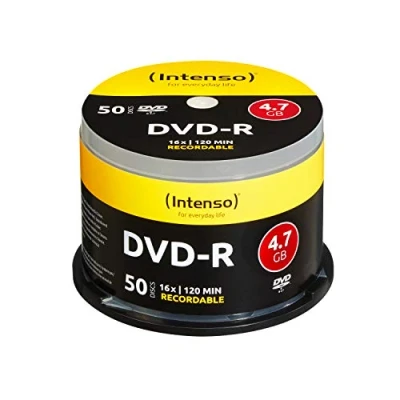 Image of Intenso 4101155 DVD R 16x 50 Pack Cakebox
