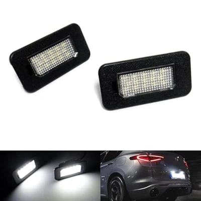 Image of RZG 2x LED Licence Number Plate Light White Canbus Fit For 2016+ AR Giulia 952 Stelvio 949