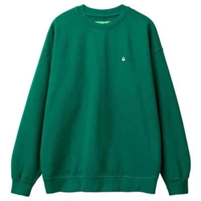 Image of United Colors of Benetton Men&#039;s Jersey G/C M/L 3p0vu1095 Hooded Sweatshirt, Green, L