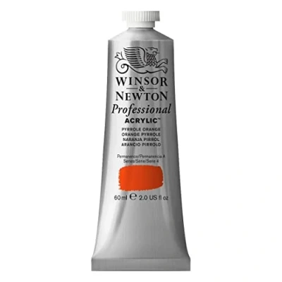 Image of Winsor &amp; Newton 2320519 60 ml Professional Acrylic Colour Pyrrole Orange