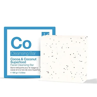 Image of Dr Botanicals Cocoa &amp; Coconut Superfood Facial Cleansing Bar 100g