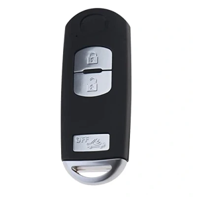 Image of SG Store 3 Bottons Car Remote Key Shell Replacement Compatible with Mazda CX 5 6 Tourer MX Fob Case Black 85x30x19mm