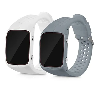 Image of kwmobile Straps Compatible with Polar M400 / M430 2x Replacement Silicone Watch Bands