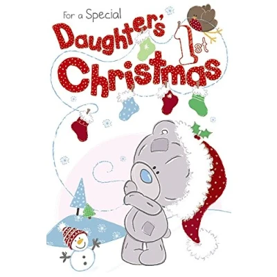 Image of Daughters 1st Christmas Me to You Bear Card