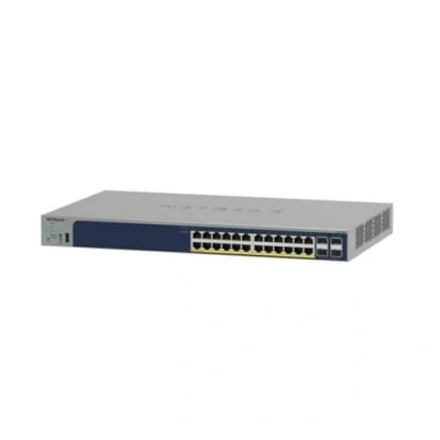 Image of Netgear (GS510TPP Business PoE Manageable 10 Port RJ45 Metal Gigabit Smart Web Switch (10/100/1000) with 8 PoE+ Ports @ 190W, 2 SFP Ports, Desktop/Rack, ProSAFE Lifetime Protection