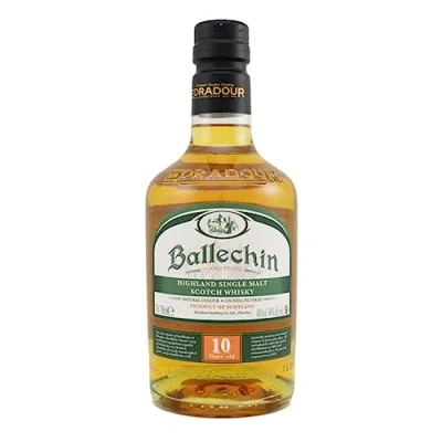 Image of Ballechin 46% Vol Malt Scotch Whisky Heavily Peated 10 Year Old, 70 cl