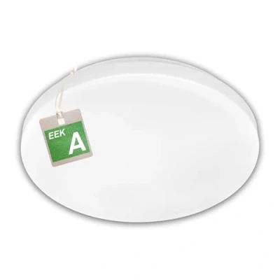 Image of Briloner LED ceiling light Elipso, white, plastic, Ø 29 cm, 4000K