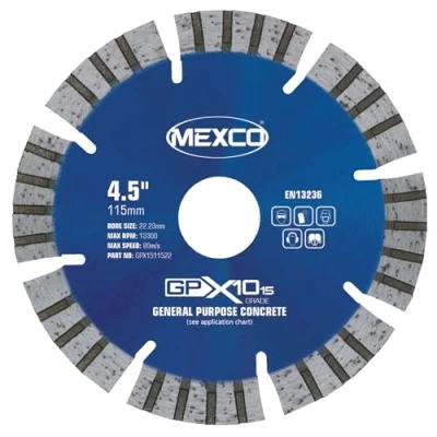 Image of Mexco GPX15 115mm / 4.5&quot; General Purpose Diamond Blade …