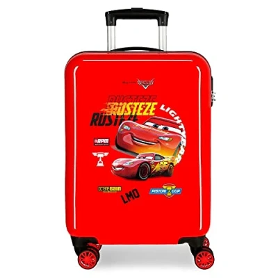 Image of Disney Cars Rusteze Lightyear Cabin Suitcase Red 38 x 55 20 cm Rigid ABS Side Combination Lock 34L 2 kg 4 Wheels Double Hand Luggage