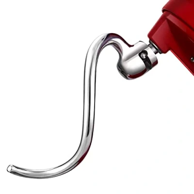 Image of Gdrtwwh Stainless Steel Dough Hook Attachment for KitchenAid 5 &amp; 6 Quart Bowl Lift Mixer,Replacement Parts Bread Hook, Dishwasher Safe (Replace KNS256CDH)