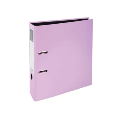 Image of Exacompta A4 Lever Arch File, 75mm, Office Binder, Pack of 3 in Purple, Stationery Folders for Paperwork and Document Organisation 227/0030Z