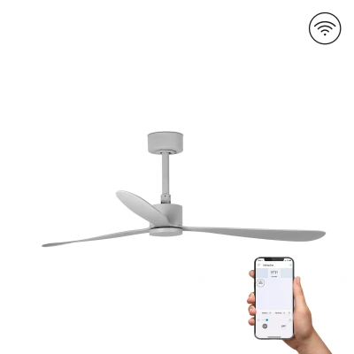 Image of Amelia Large 3 Blade Grey Wiz Smart System