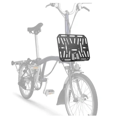 Image of Front Large DIY Luggage Frame for Brompton (convert your bag into luggage) (Black)