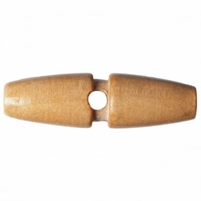 Image of Hemline Chunky Wood Toggles Light Natural per Pack of 3