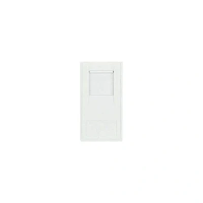 Image of Click New Media Rj45 Cat 6 Data Module White 25mm X 50mm 18mm Mm485Wh