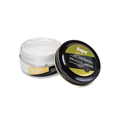 Image of Shoe Care Cream, Intensive Leather and Nourishing, Kaps Delicate, 50ml 1.70 fl.oz., 401 Silver
