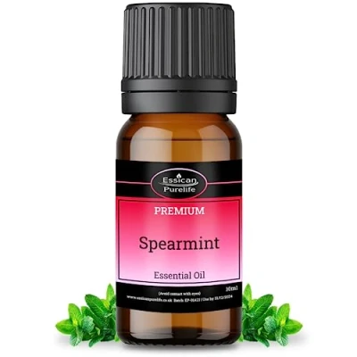 Image of Spearmint Essential Oil, (Mentha spicata) 100% Pure Undiluted &amp; Cruelty Free Oil for Use in Diffusers Aromatherapy Blends, Fresh, Minty Scent 10ml