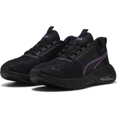 Image of PUMA Unisex X Cell NOVA FS Road Running Shoe, Black Pure Magenta, 9.5 UK