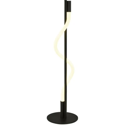 Image of Serpent 1 Light LED Floor Lamp, Black, Acrylic 2700K