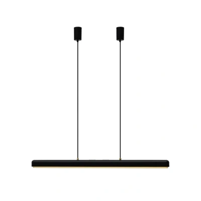 Image of UMAGE LED hanging light Hazel Branch, black/brass, 100 cm