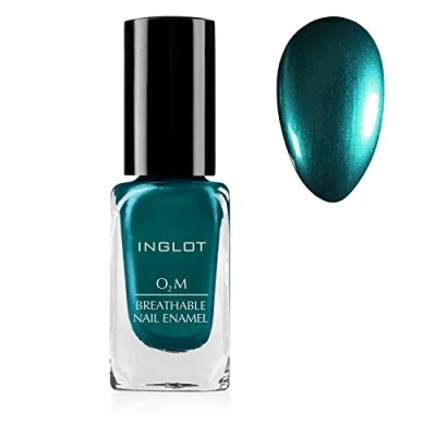Image of Inglot O2M breathing nail polish Halal for healthy fingernails / water permeable air respiratory active special that lets your nails breathe breathable