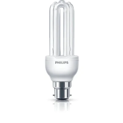 Image of Philips Economy Compact Stick Light Bulb (B22 Bayonet Cap), 18 W Fluorescent
