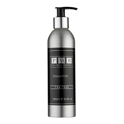 Image of Pall Mall Barbers, Finest Hair Care for Men Since 1896 Tea Tree Shampoo 250ml Mens Irritated Scalp Soft Silky Finish