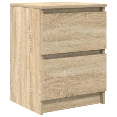 Image of vidaXL TV Cabinet Sonoma Oak Media Stand 100x35x54 cm with Drawers for Living Room/Bedroom Engineered Wood Furniture